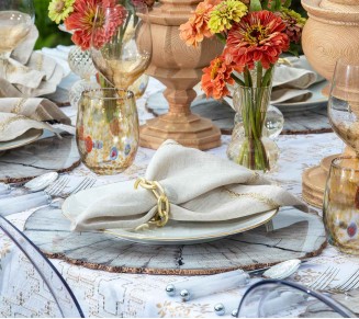 Gala Tumbler in Champagne, Set of 4