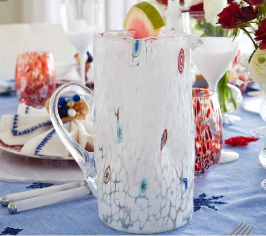 Gala Pitcher in White