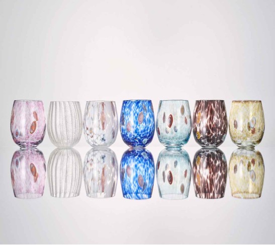 Gala Tumbler in Seafoam, Set of 4