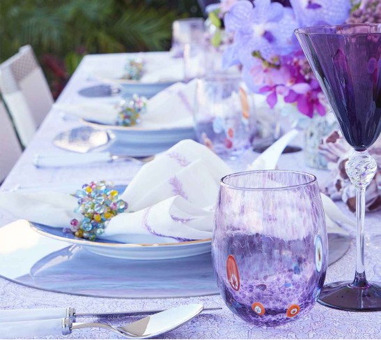 Gala Tumbler in Lilac, Set of 4