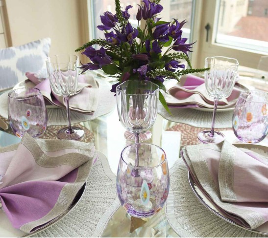 Gala Tumbler in Lilac, Set of 4