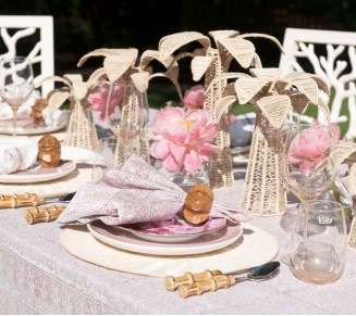 Provence Napkin in Mauve, Set of 4