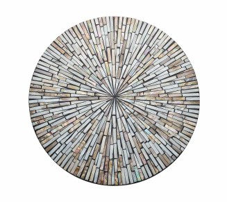 Tahiti Placemat in Gray & Taupe, Set of 4