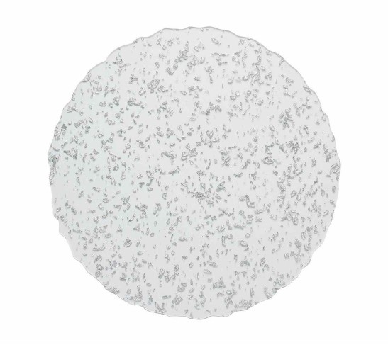 Stardust Placemat in Clear & Silver, Set of 4