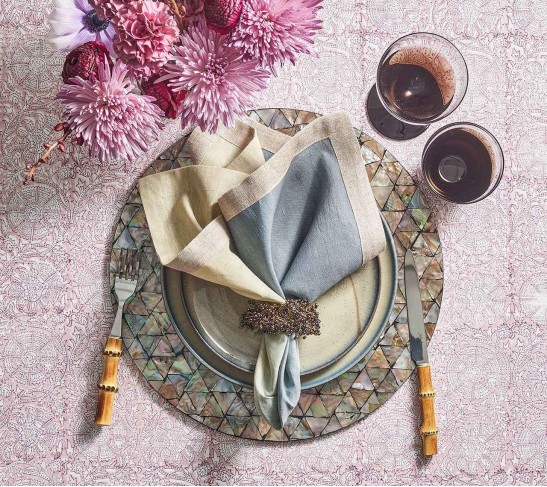 Kaleidoscope Placemat in Multi, Set of 4