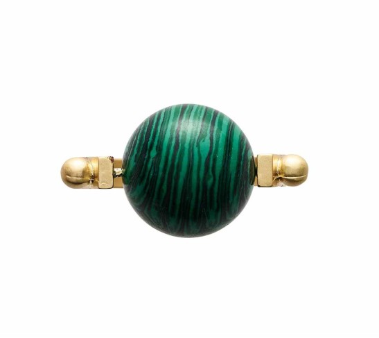 Mineral Napkin Ring in Emerald, Set of 4