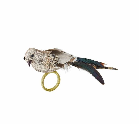 Glam Bird in Multi, Set of 4