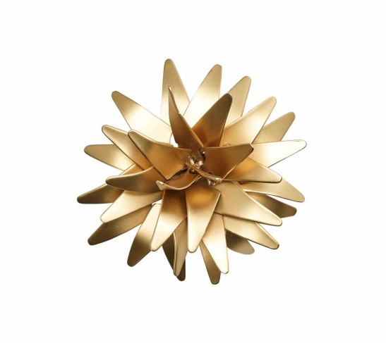 Flores Napkin Ring in Gold, Set of 4
