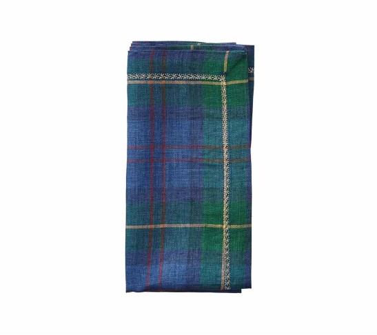 Tartan Napkin in Blue & Green, Set of 4