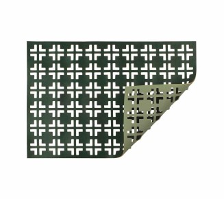 Grid Placemat in Hunter & Sage, Set of 4