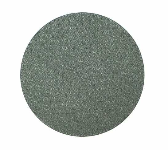 Shagreen Placemat in Sage, Set of 4