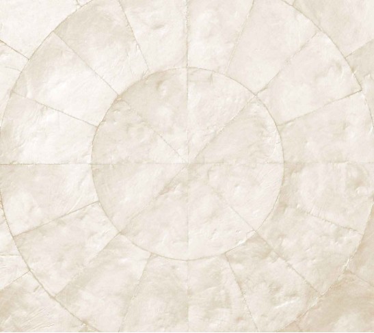 Round Capiz Placemat in Natural, Set of 4
