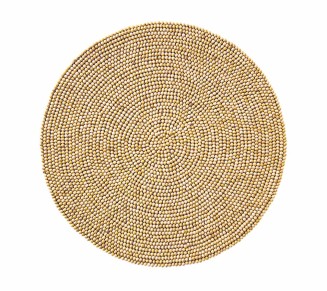 Wood Round Placemat in Natural, Set of 4