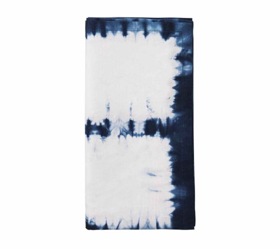 Congo Napkin in White & Blue, Set of 4