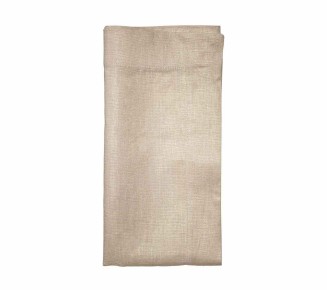 Metallic Linen Napkin in Natural & Gold, Set of 4