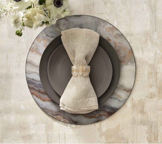Chambray Gauze Napkin in Natural, Set of 4