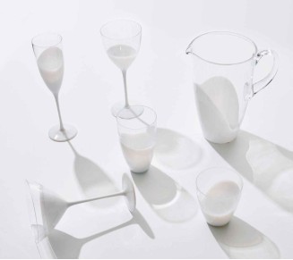 Vague Pitcher in White