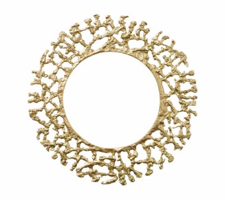 Molten Charger in Gold, Set of 4