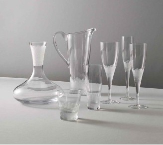 Paillette Tumbler in Frost, Set of 4