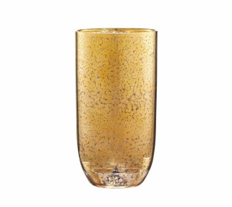 Crackle Tumbler in Gold, Set of 4