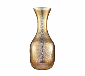 Crackle Decanter in Gold