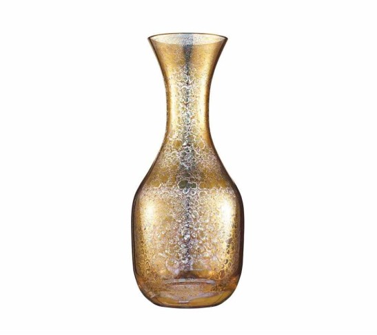 Crackle Decanter in Gold