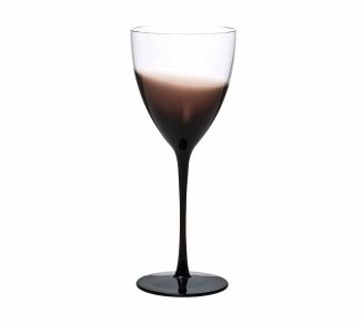 Vague Wine Glass in Smoke, Set of 4