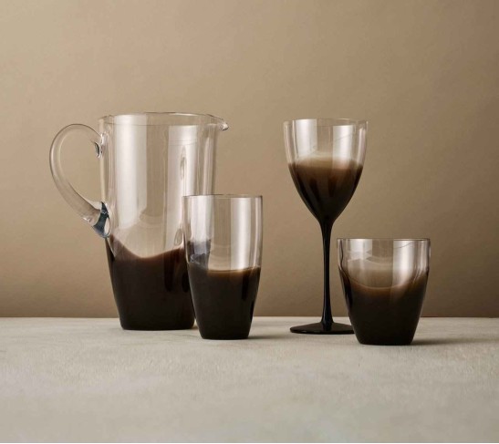 Vague Highball Glass in Smoke, Set of 4