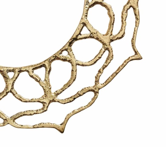 Sahara Charger in Gold, Set of 4
