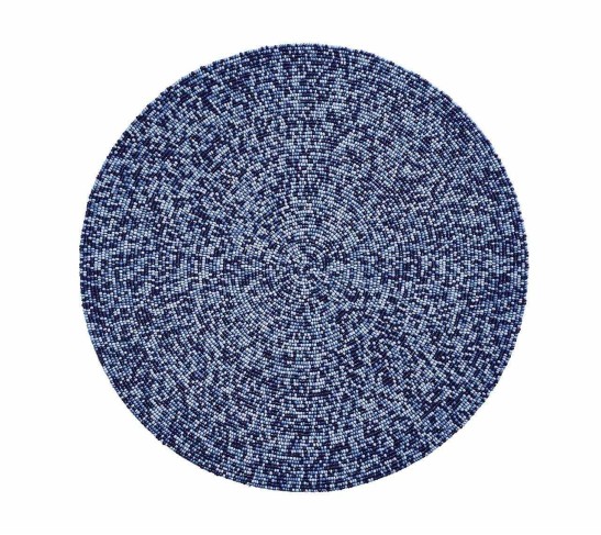 Confetti Placemat in Navy, Set of 4