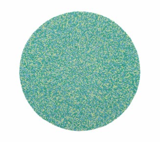 Confetti Placemat in Turquoise, Set of 4