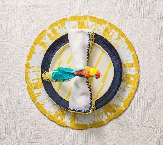Rio Napkin Ring in Multi, Set of 4