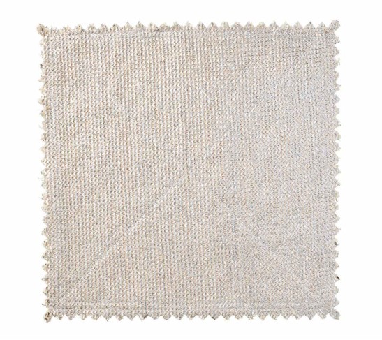 Stamped Reversible Placemat in Silver & Gold, Set of 4