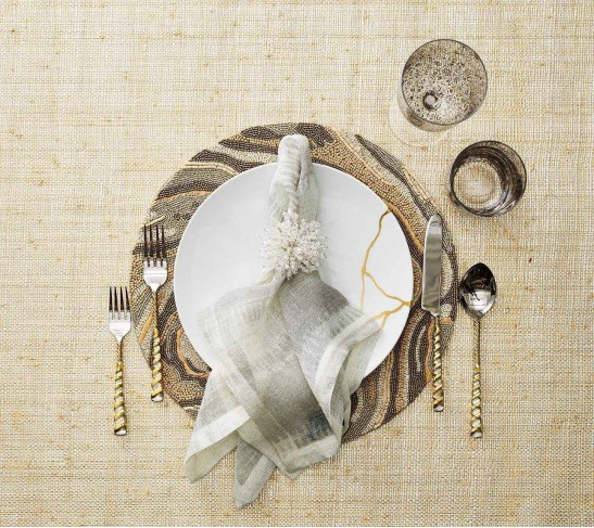 Brilliant Napkin Ring in Clear, Set of 4