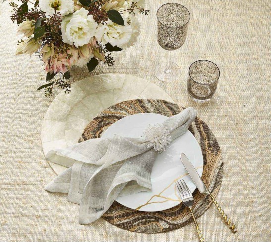 Brilliant Napkin Ring in Clear, Set of 4