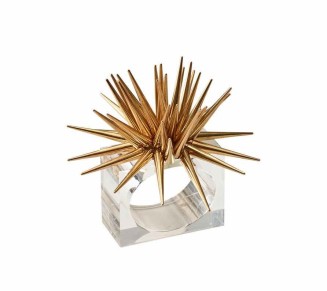 Astrid Napkin Ring in Gold, Set of 4