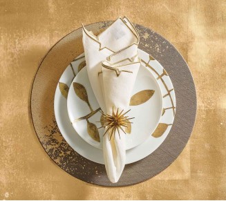 Astrid Napkin Ring in Gold, Set of 4