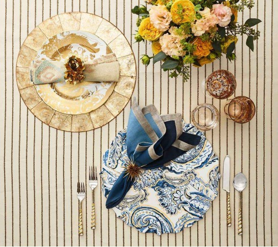 Astrid Napkin Ring in Gold, Set of 4