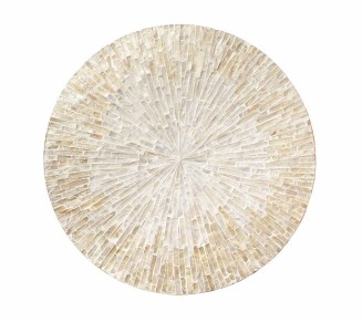 Byzantine Placemat in Ivory & Gold, Set of 4