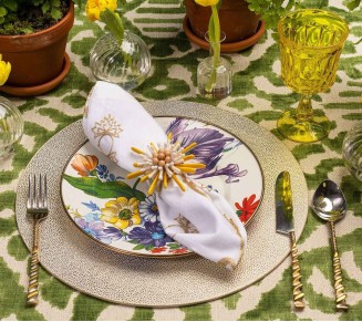 Pebble Placemat in Gold, Set of 4