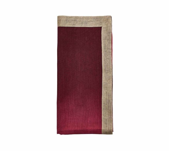 Dip Dye Napkin in Berry & Plum, Set of 4