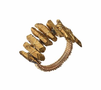 Radiant Napkin Ring in Gold, Set of 4