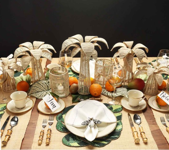 Belize Placemat in Green, Set of 2
