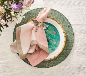 Jardin Placemat in Green, Set of 4