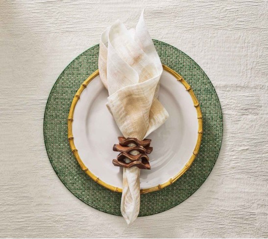 Jardin Placemat in Green, Set of 4