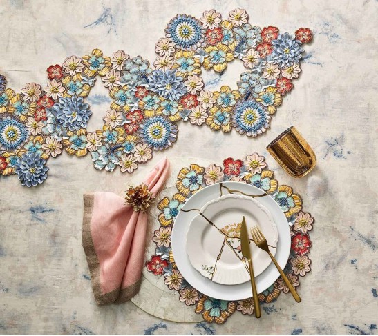 Bouquet Placemat in Multi, Set of 2