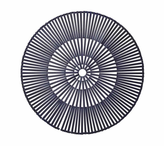 Spoke Placemat in Navy, Set of 4