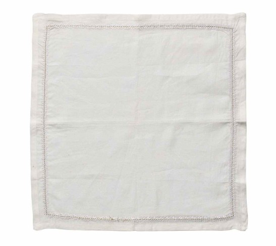 Jardin Napkin in White, Set of 4