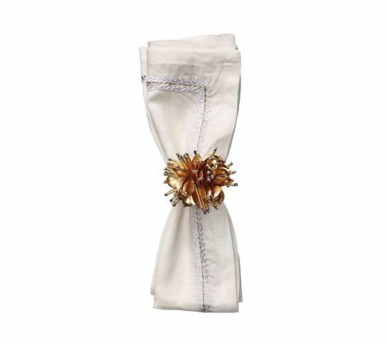 Jardin Napkin in White, Set of 4