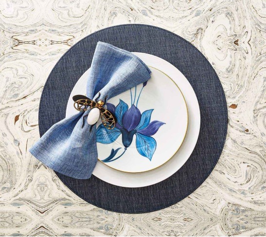 Oxford Napkin in Periwinkle, Set of 4